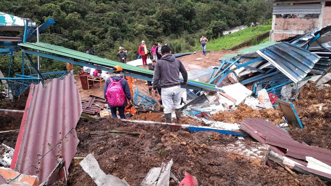 Colombia: Un alud impactó contra una escuela rural y tres niños murieron