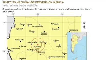 Un temblor sacudió a los sanjuaninos