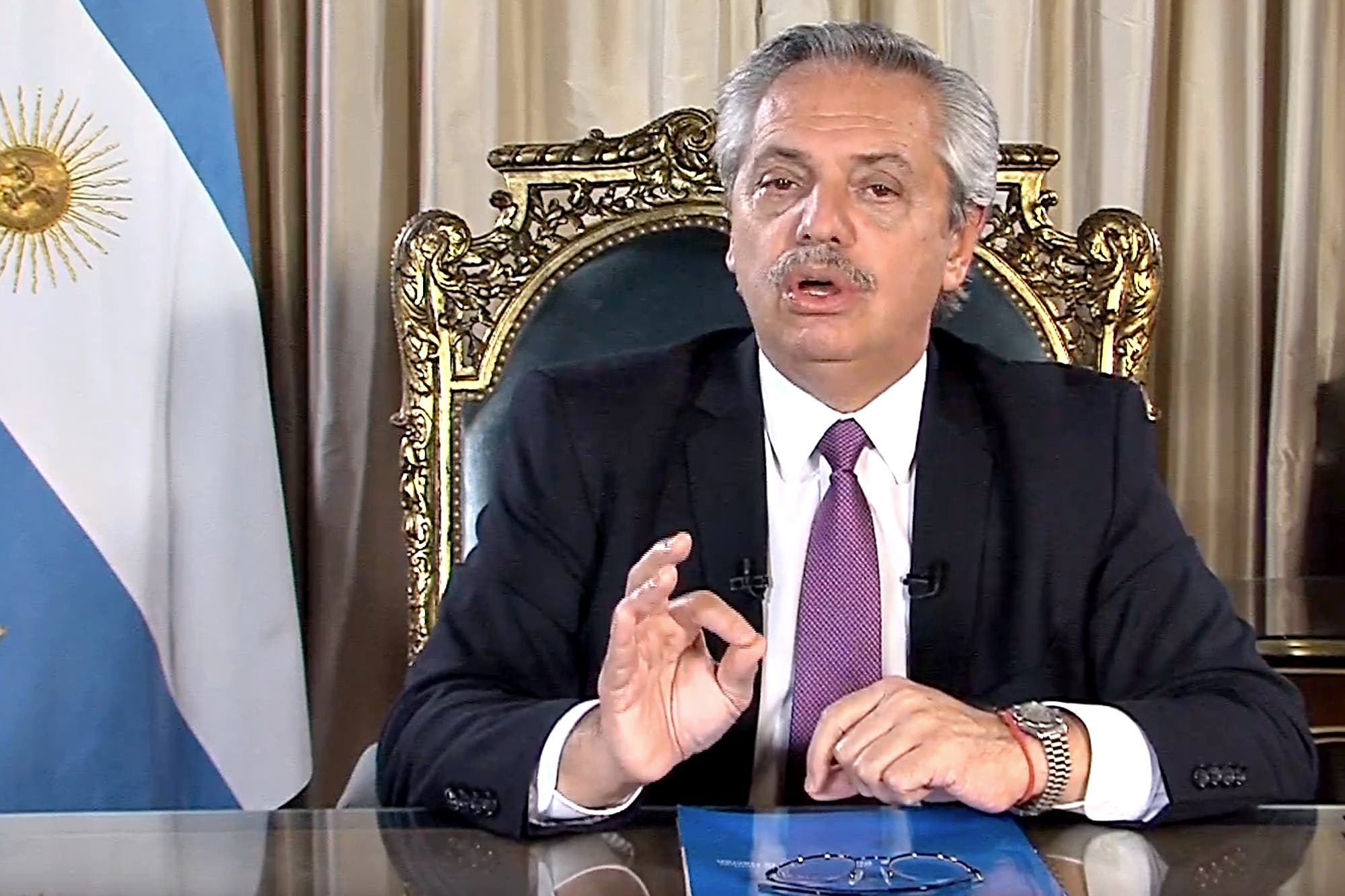 El Presidente argentino condenó los hechos ocurridos en Washington