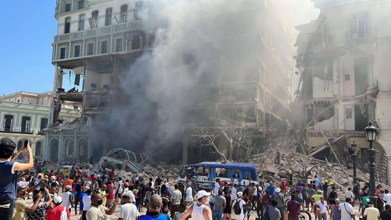 Al menos 22 muertos por la explosión del Hotel Saratoga en Cuba
