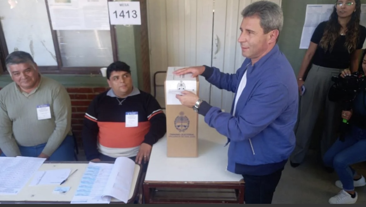 El gobernador Uñac votó y dijo que lo hizo acatando lo dictado por la Corte Suprema