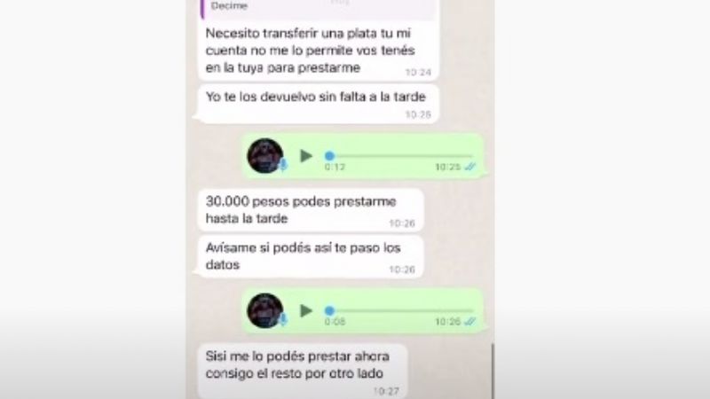 Nadie se salva: hackearon el whatsapp de un famoso deportista y estafaron a otro