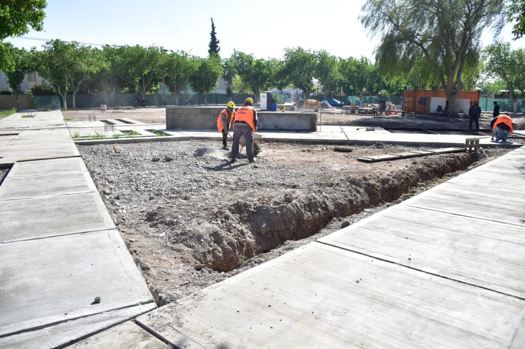 En Chimbas, continúan las obras en todos los barrios