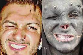 Un francés se cambió todo el cuerpo para parecerse a un extraterrestre