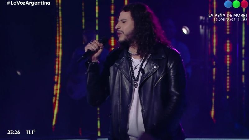 Lucas Bongiovanni pasó a la ronda de knockout en La Voz