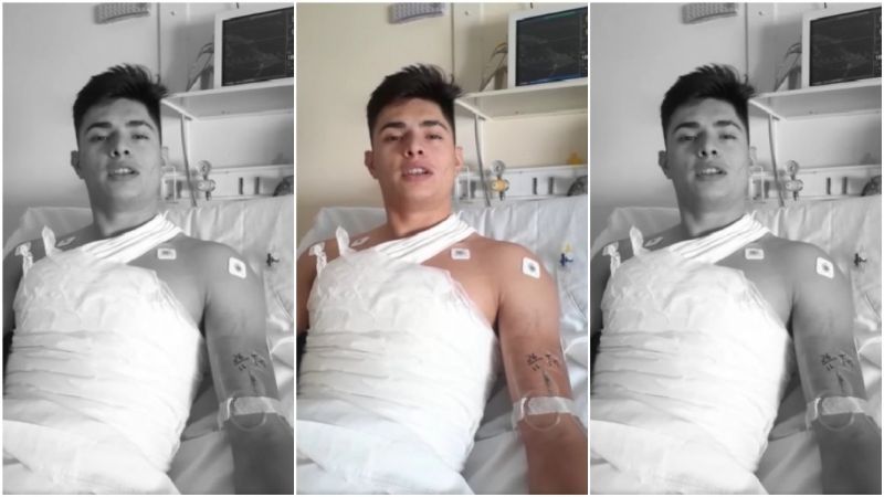 Ciclista quemado con agua hirviendo: procesaron a la agresora