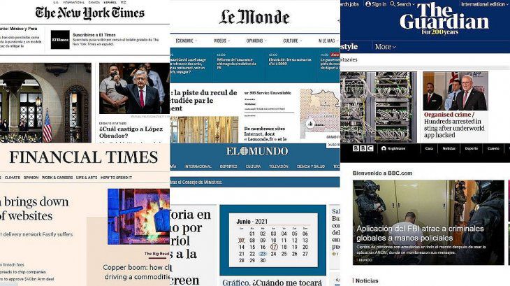 Diferentes web de renombre mundialmente dejaron de funcionar sin ninguna razón