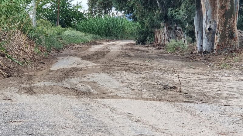 Por las lluvias, se perdió una calle que unía Pocito centro con Carpintería