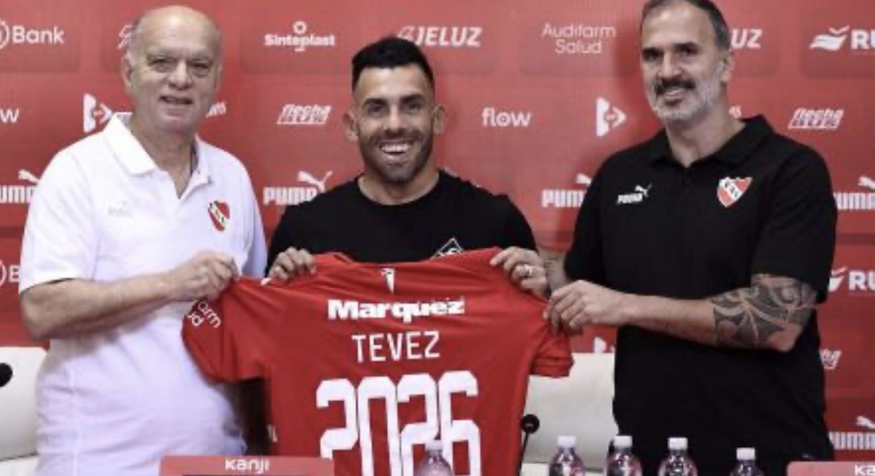 Tévez renovó su contrato en Independiente hasta 2026