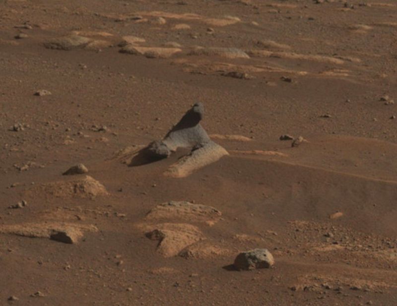 Según el robot de la NASA, así lucen las rocas de Marte