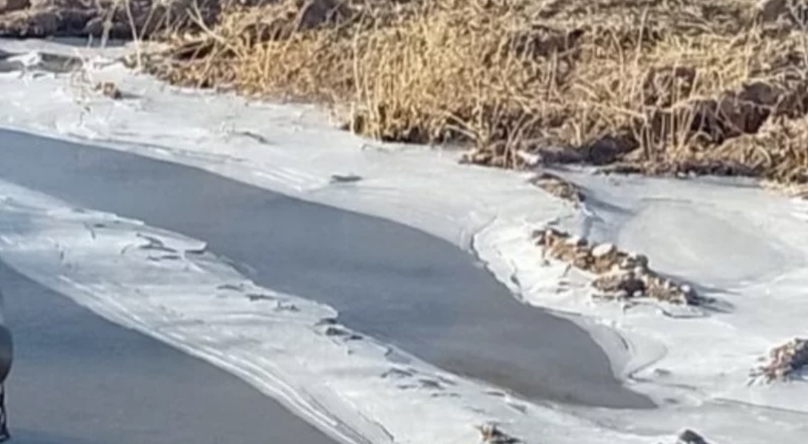 Por las bajas temperaturas se congeló un conocido rÃo sanjuanino