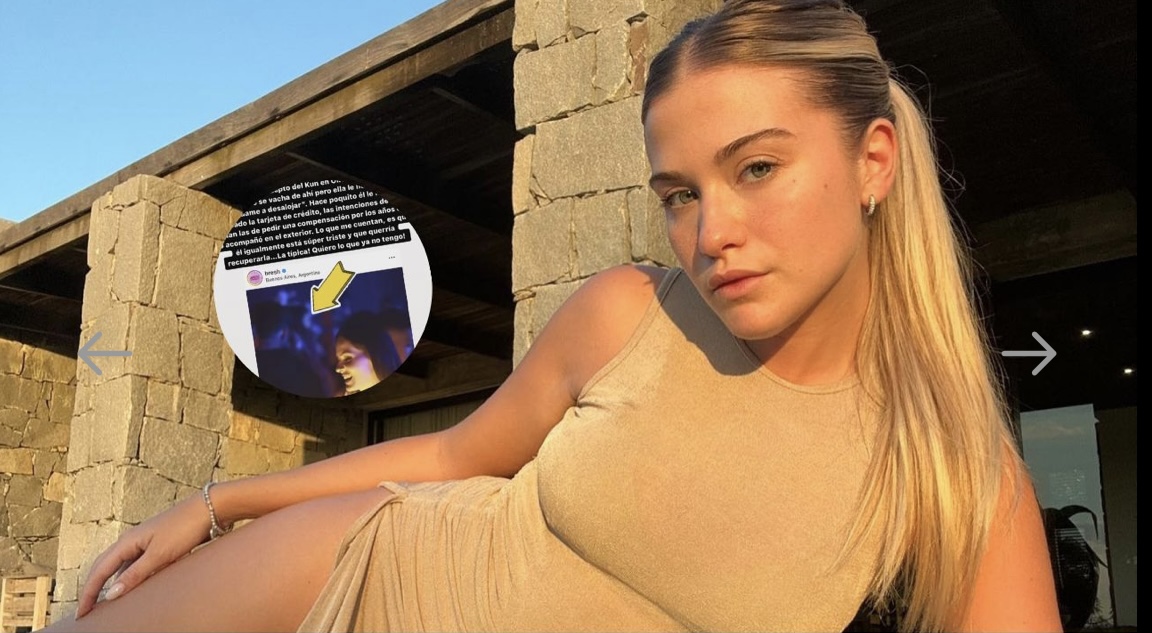 Sofía Calzetti, la ex del Kun Agüero, fue vista a los besos con otro hombre