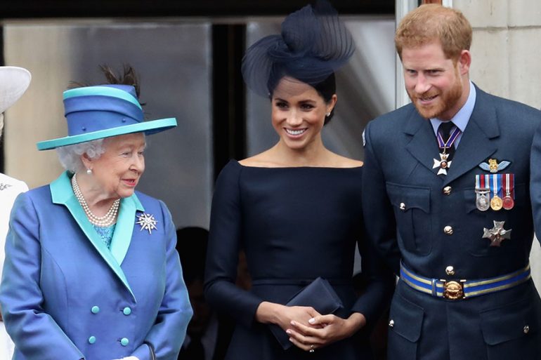 El príncipe Harry y su esposa Meghan Markle visitaron de incógnito a la reina Isabel II