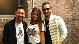 Messi y Maluma: abrazos, fotos y la bendición del 10 para el nuevo álbum