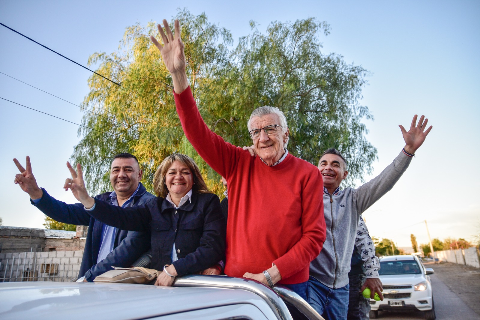 Gioja y Gramajo visitaron todas las localidades de 9 de Julio y 25 de Mayo