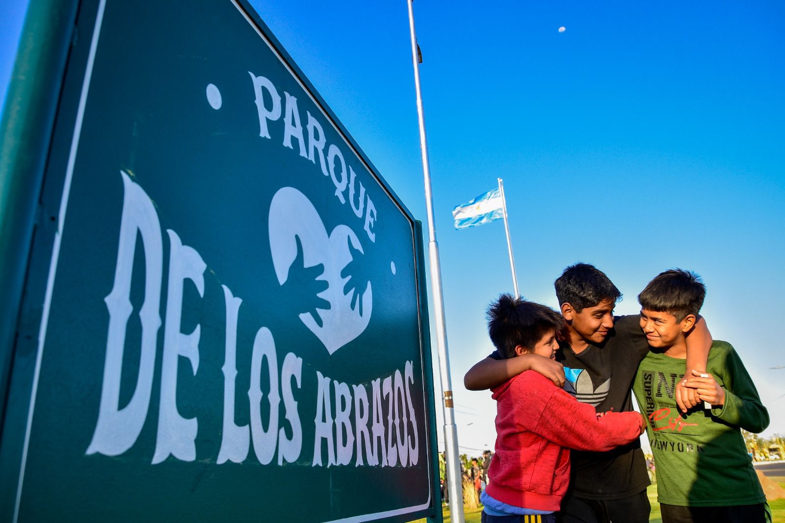 Chimbas estrena la totalidad del Parque del Abrazo 