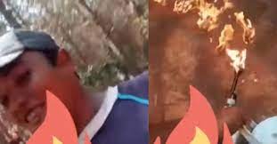 Un joven se grabó prendiendo fuego en Corrientes, lo subió a sus redes y ahora quieren detenerlo
