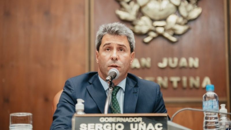 Uñac a la oposición: "Los insto a defender la patria chica y no a sus jefes porteños"