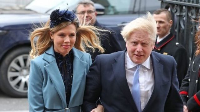 El premier británico se casó en secreto con su novia en Westminster