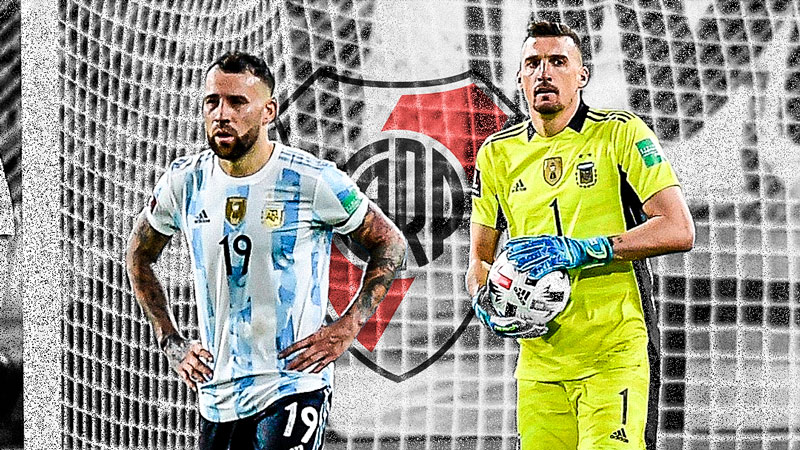 ¿Viene a River? Armani le tiró un centro a Otamendi y hubo respuesta