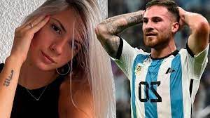 Filtran viejos mensajes que Ailén Cova le mandaba a Alexis Mac Allister cuando estaba de novio con Camila Mayan