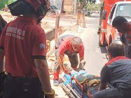 Un accidente laboral provocó la lesión de dos operarios 