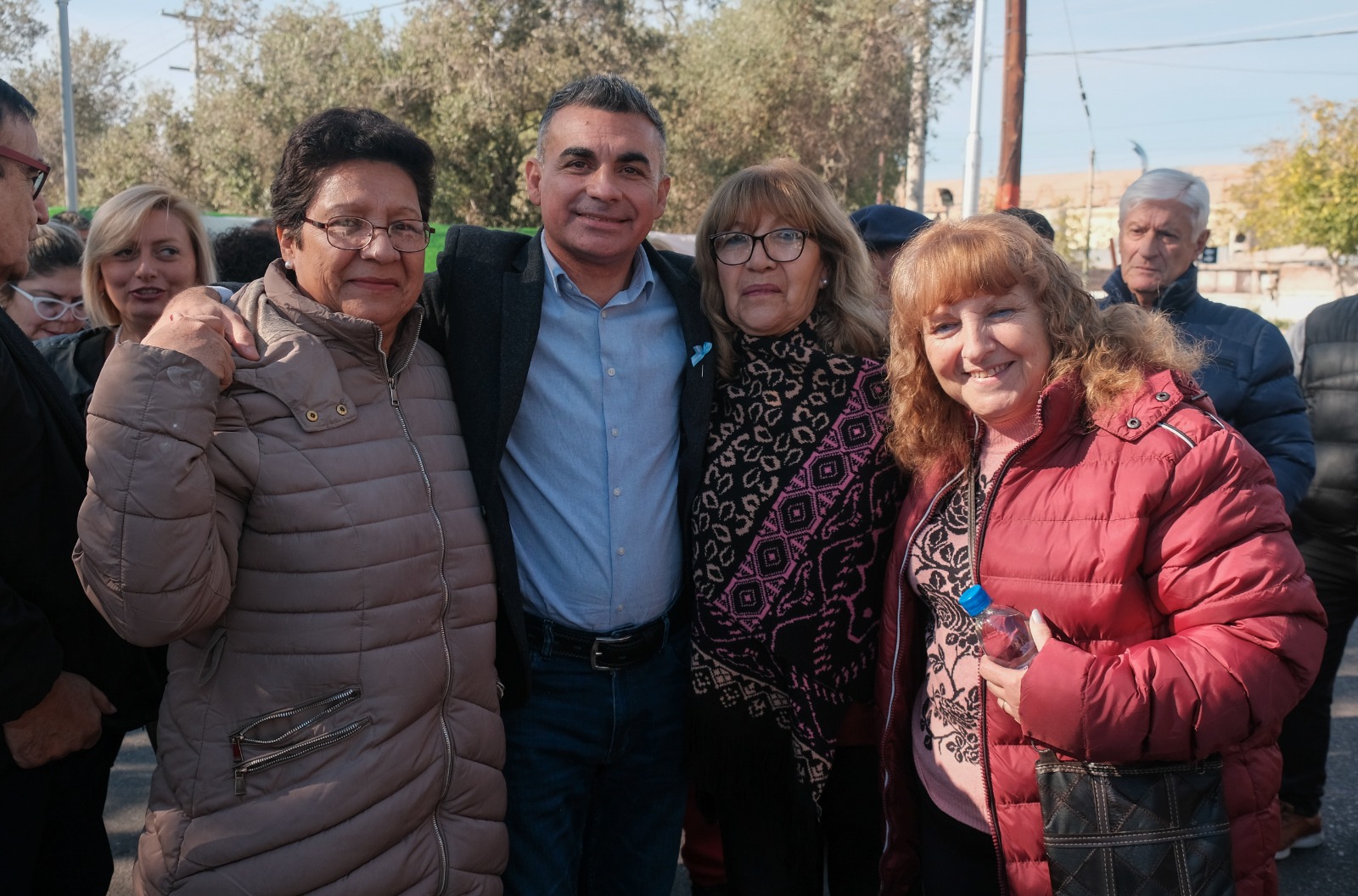 En Chimbas se inauguró un nuevo portal de ingreso para el Barrio Parque Independencia 