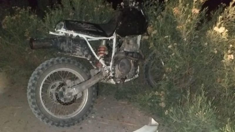 Robaron una moto, la abandonaron y ahora apareció tirada en Pocito