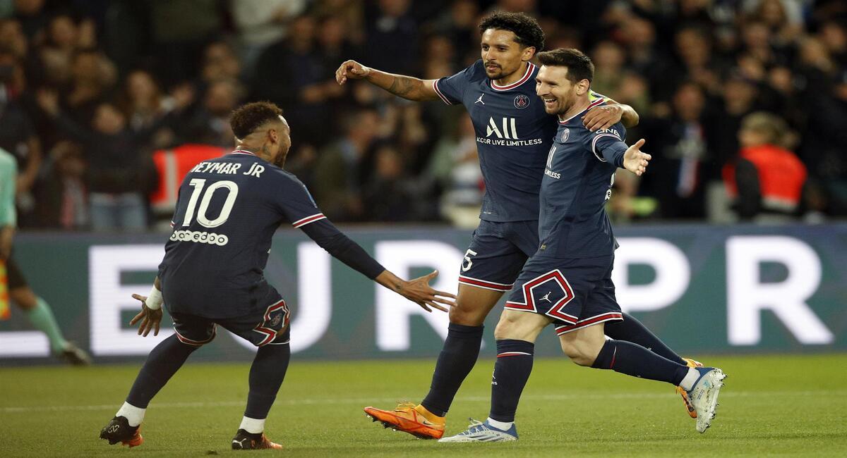 Por fÃn, Messi gritó campeón con el PSG en la liga francesa de fútbol