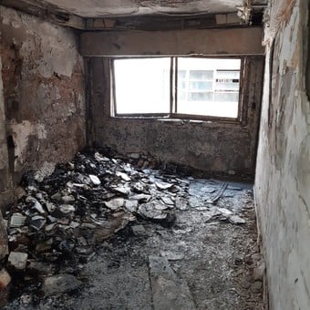 Prendieron la estufa y se les incendió la casa