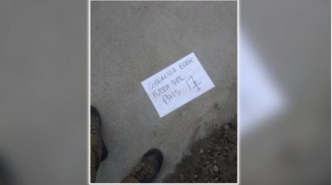 El presidente chileno denunció amenazas a través de panfletos en la casa de sus padres