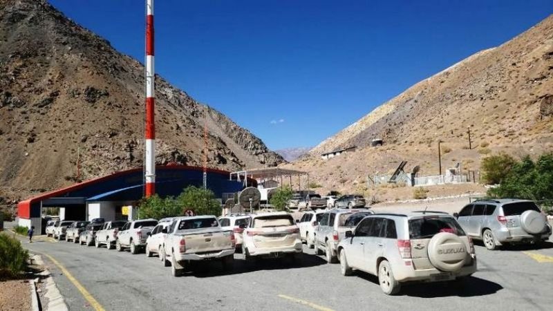 Recambio de quincena: demoras de 5 horas en el Paso de Agua Negra