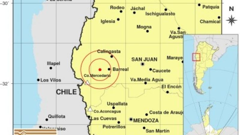 Se movió el piso en San Juan y se sintió en Mendoza