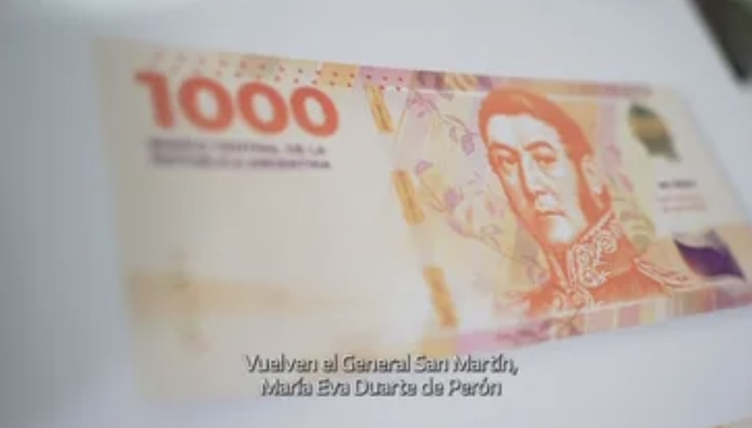 Nuevo billete de $1.000 con la imagen de San Martín: ¿cómo saber si es falso?