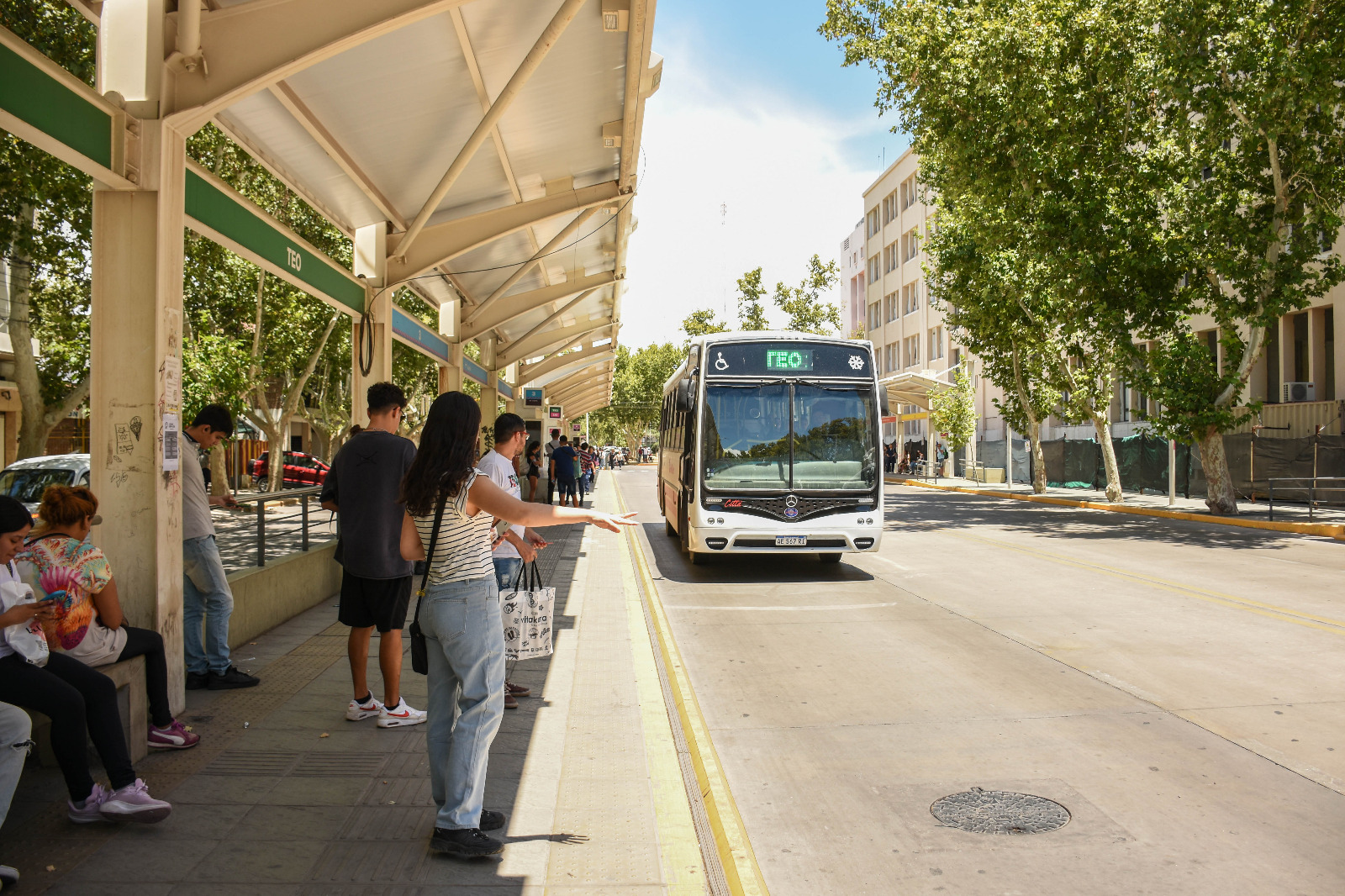 Estas son las líneas que llegan a la sede de la Dirección de Discapacidad en Santa Lucía