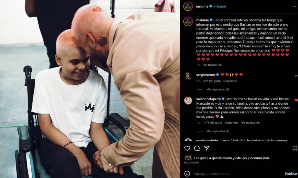 Luchamos hasta el final: el insoportable dolor de Maluma tras la muerte de su hermano menor