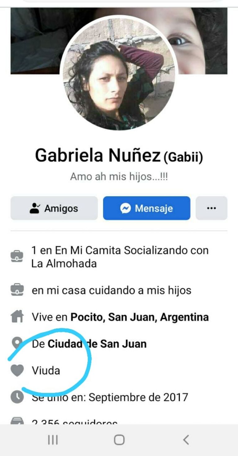 La homicida de Pocito anticipó en su perfíl el desenlace fatal