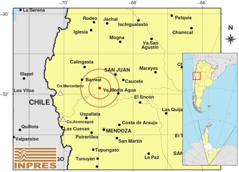 Un fuerte sismo pasada la medianoche alertó a los sanjuaninos 