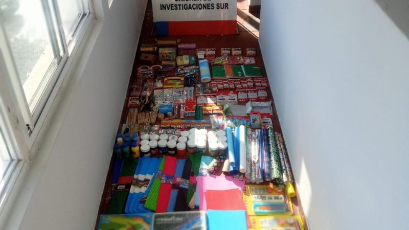 Se llevaron todo de una escuela en Rawson