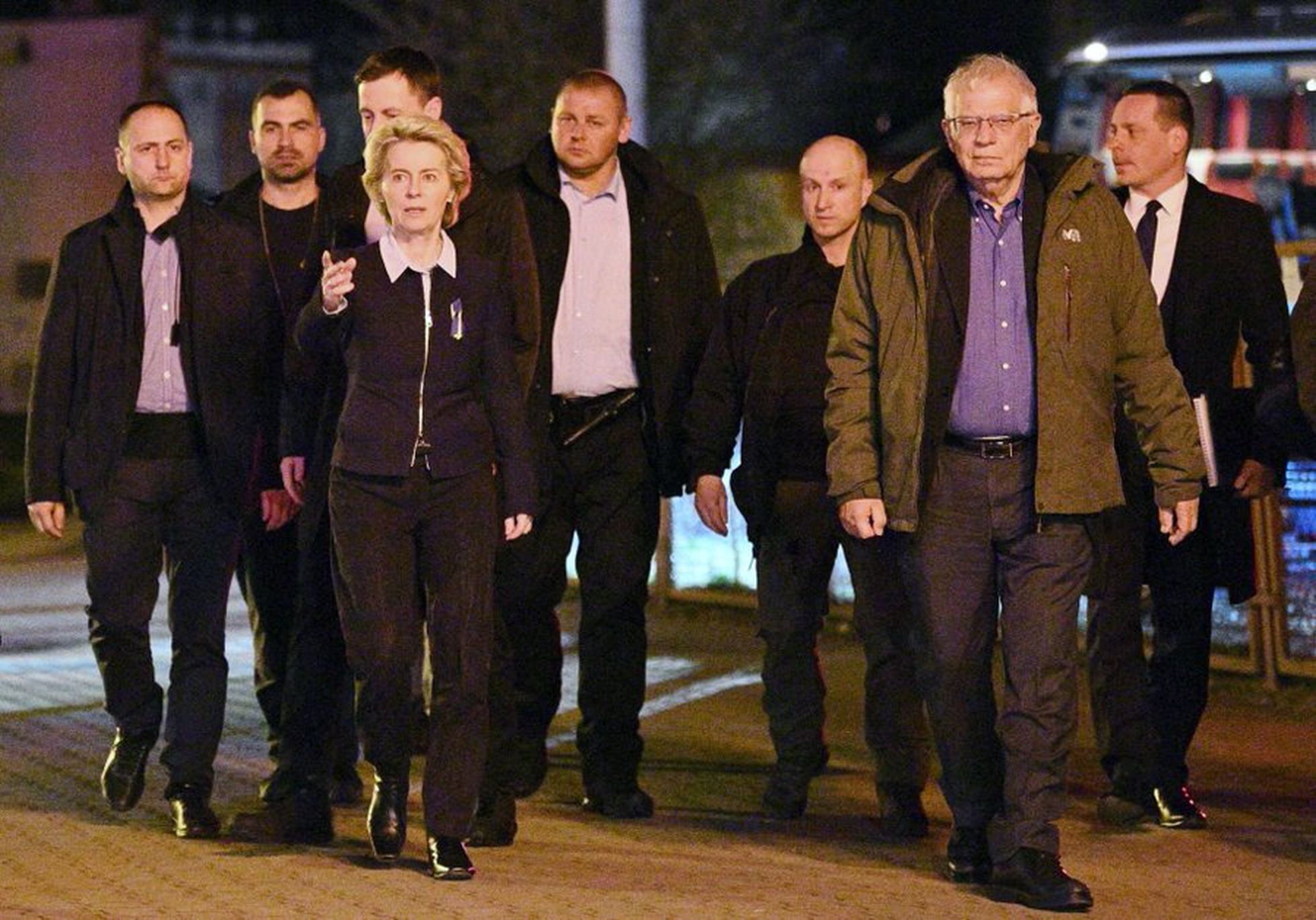 Ursula von der Leyen llegó a Bucha, la ciudad masacrada de Ucrania