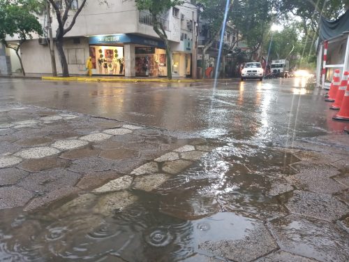 Por la lluvia, tuvieron que asistir a 45 hogares