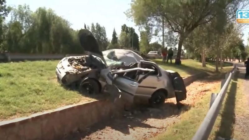 Tremendo vuelco en Circunvalación dejó heridas a madre e hija