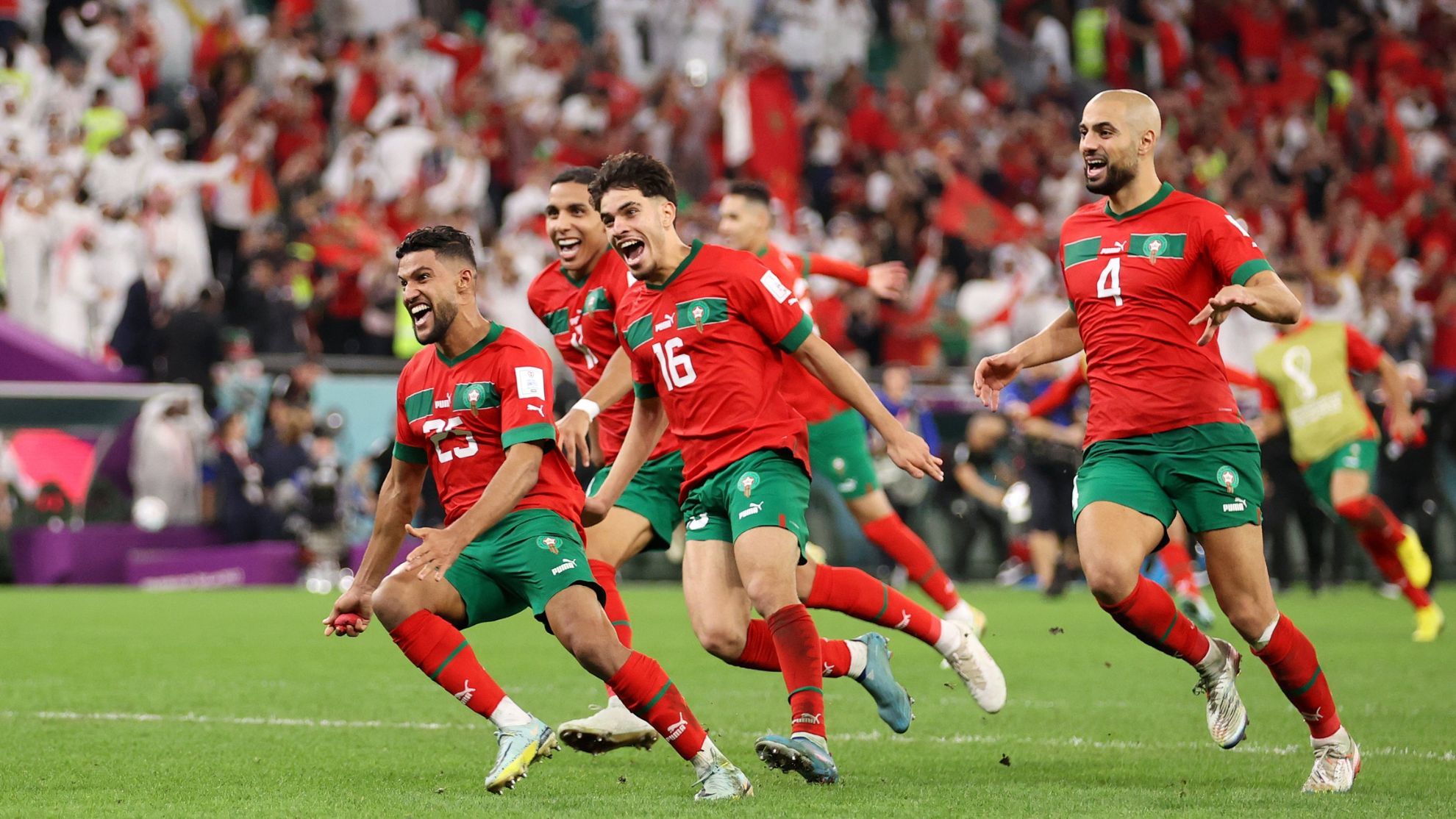 Marruecos sorprendió y dejó afuera a Portugal 
