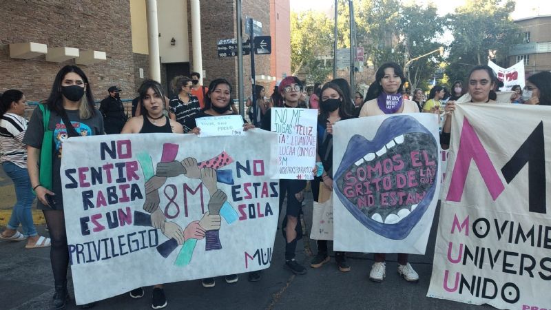 En una marcha histórica, las sanjuaninas coparon las calles conmemorando el 8M