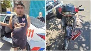 Robó una moto en un Estación de Servicios pero lo detuvieron