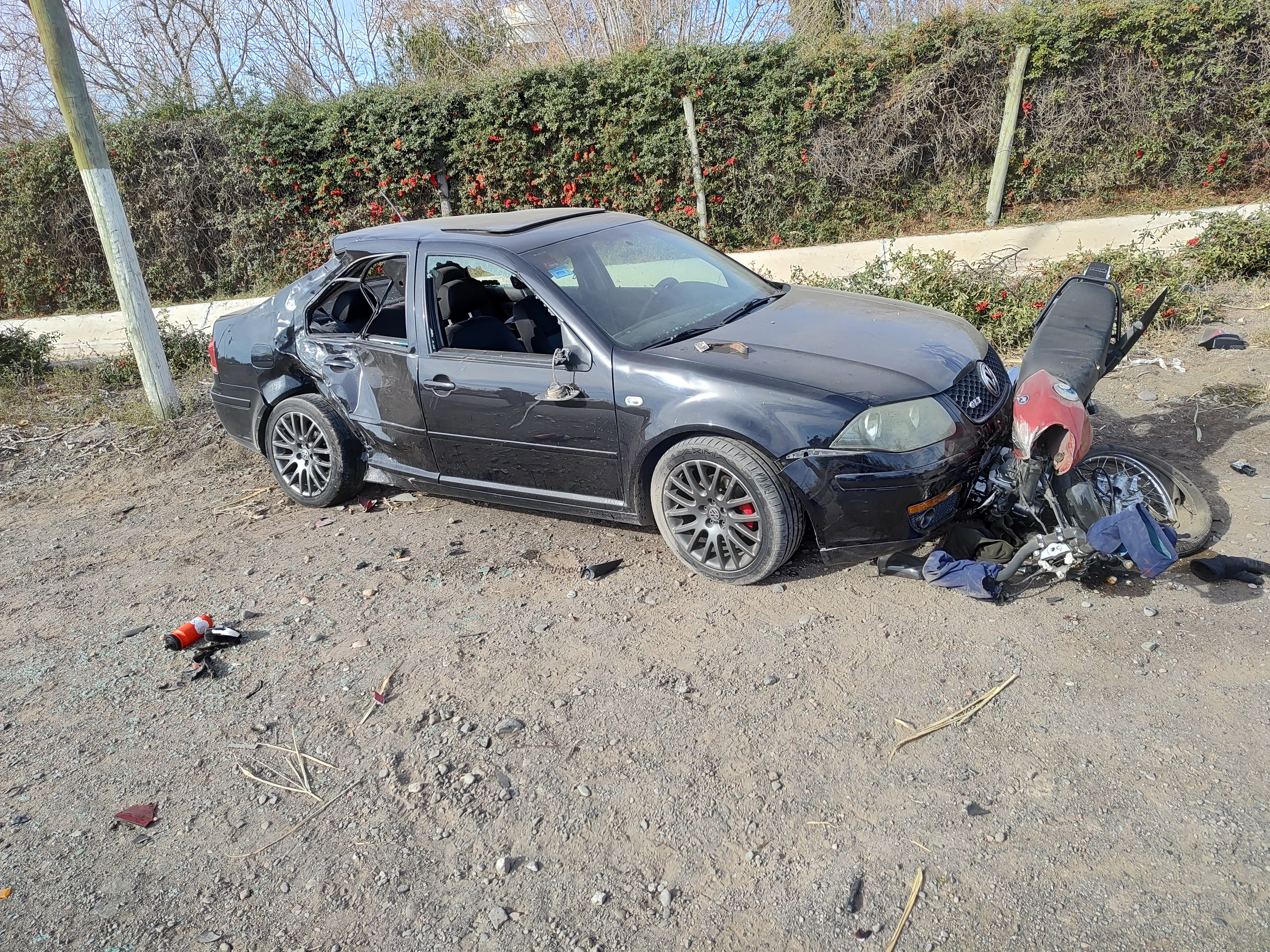 Tapia, el conductor del Peugeot 408, quedó detenido tras entregarse con su abogado