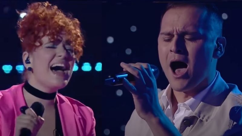 Emilia y Andrés pasaron de ronda en La Voz