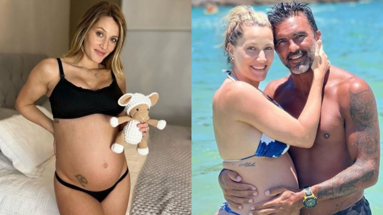 Mica Viciconte mostró su pancita a las 31 semanas: "No veo la hora de conocerte Luca"
