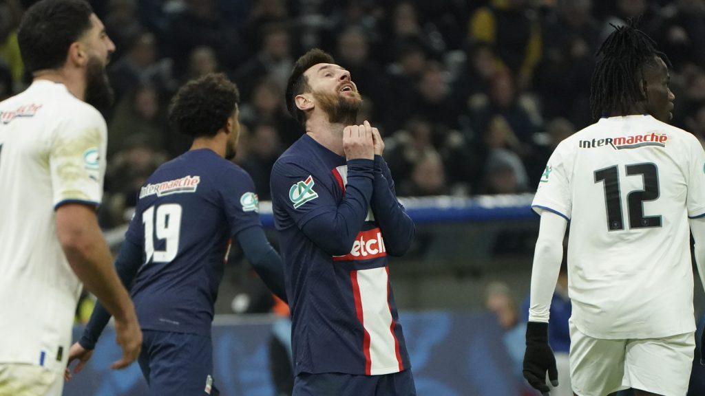 El PSG con Messi de titular quedó eliminado de la Copa de Francia