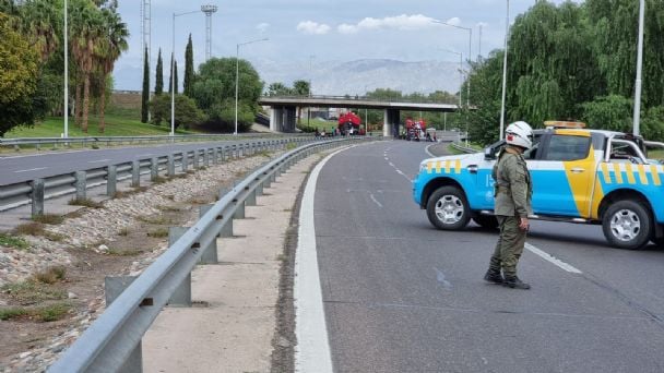 Fuerte choque en cadena, en plena Circunvalación